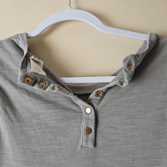 Nation LTD Puffed Sleeve Tee Shirt Green Cottagecore Size Small - Picture 3 of 7